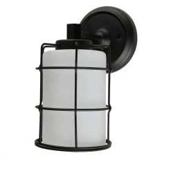 Albany 1-Light Black Bath Light by BELDI