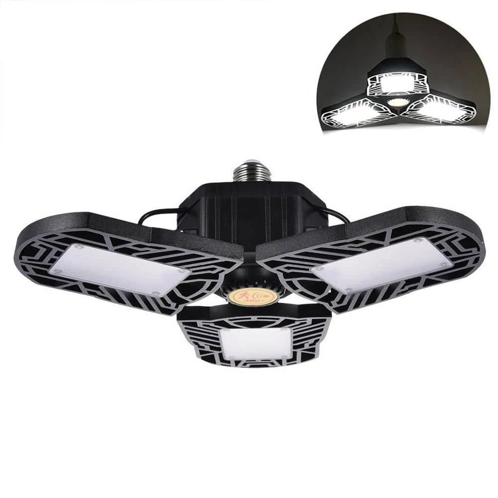 60-Watt Deformable LED Garage Light Ceiling Shop Light, Daylight by Nersunda