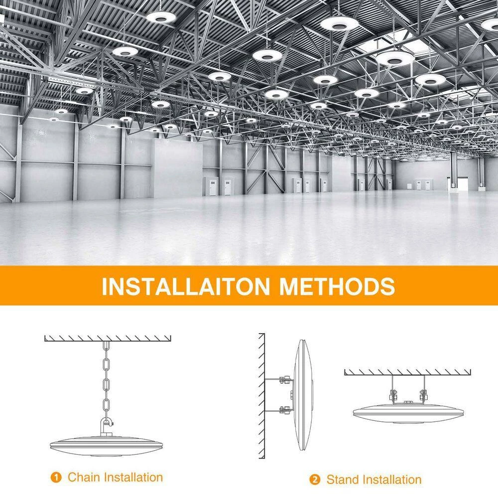 100-Watt Integrated LED Round UFO High Bay Light by Nersunda - Image 5