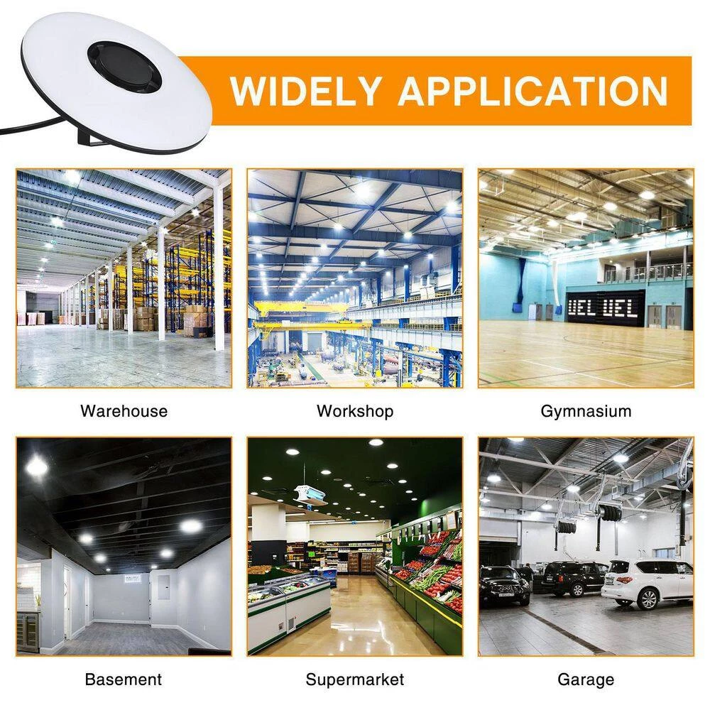 100-Watt Integrated LED Round UFO High Bay Light by Nersunda - Image 7