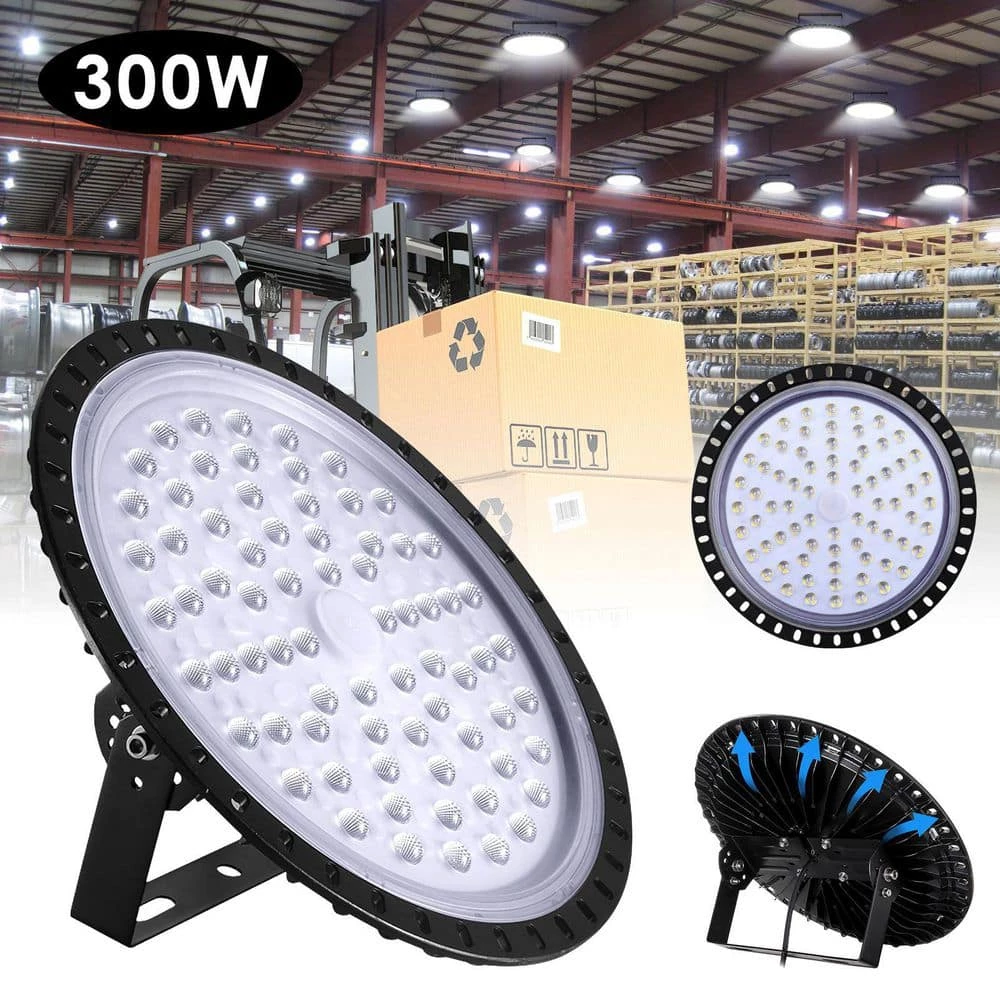 14.37 in. 300-Watt UFO LED High Bay Light by Nersunda - Image 2