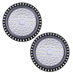 11.8 in. 200-Watt UFO LED High Bay Light Commercial Area Light (2-Pack) by Nersunda