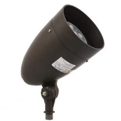 15-Watt Bullet Line Voltage Bronze LED Landscape Flood Light (3000K) by Sylvania