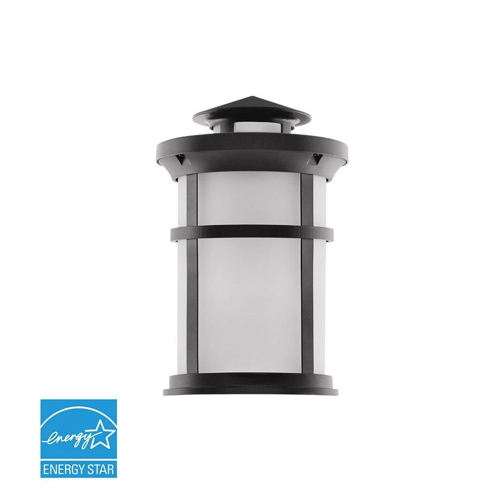 Bronze Outdoor Integrated LED Wall Lantern Sconce by Euri Lighting - Image 3