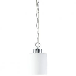 Markam 1-Light Chrome Pendant Fixture by BELDI
