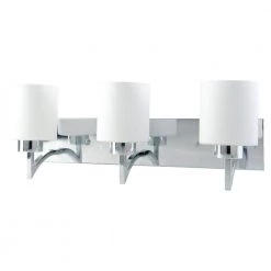 Markam 3-Light Chrome Wall Fixture Sconce by BELDI
