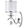 Portland 1-Light Chrome Wall Mount Sconce Light by BELDI