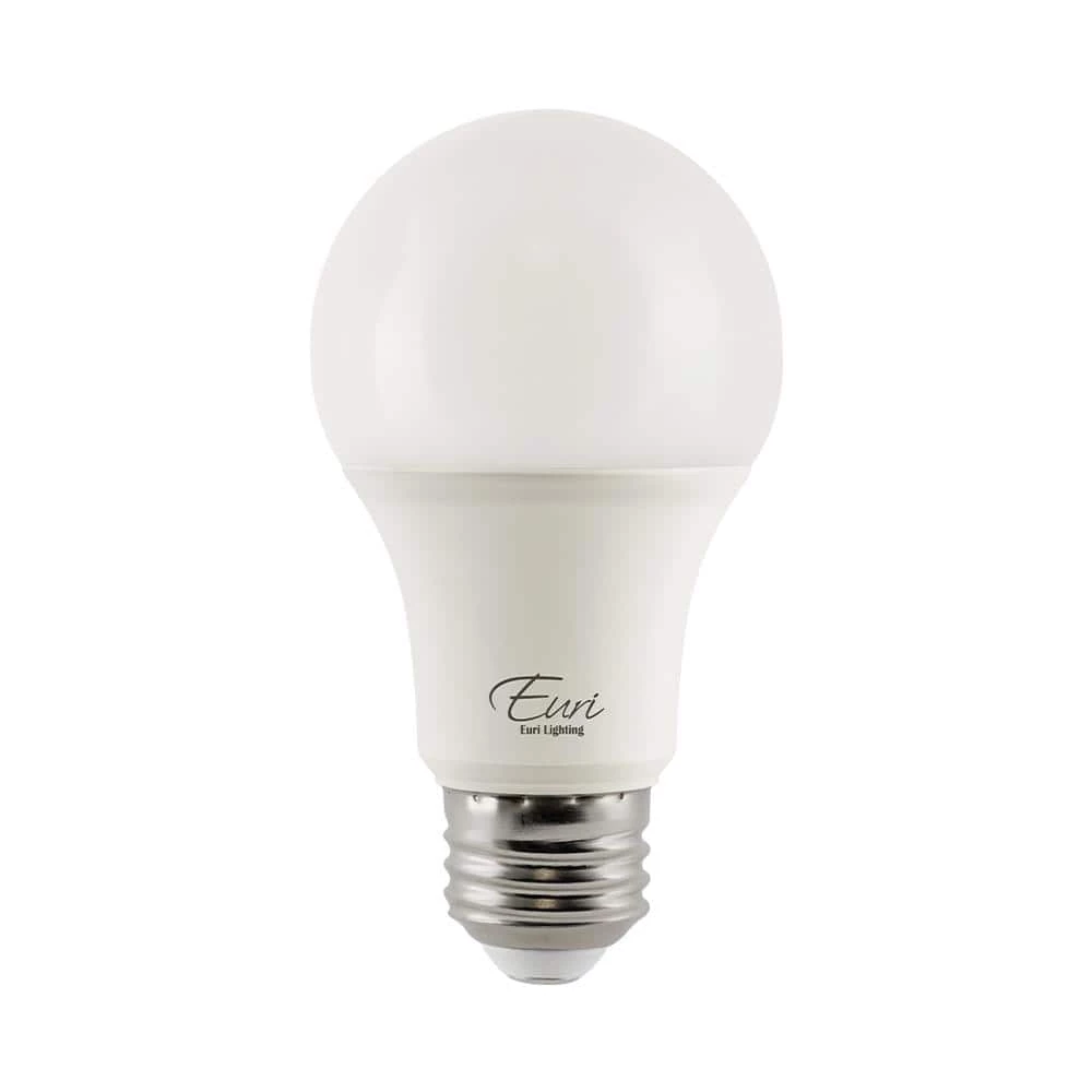 60-Watt Equivalent A19 Dimmable LED Light Bulb in 4000K (10-Pack) by Euri Lighting - Image 4