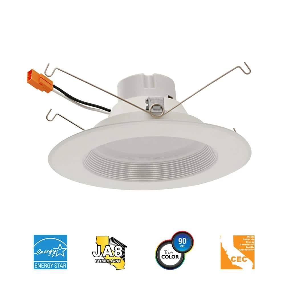 6 in. 2700K Color Temperature New Construction IC Rated Recessed Integrated LED Kit by Euri Lighting - Image 2
