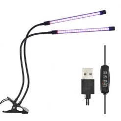 2-Heads Full Spectrum LED Plant Grow Lights Color Changing Light by Nersunda