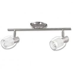 Salem Collection 2-Light Nickel Track Lighting Fixture by BELDI