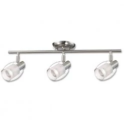 Salem Collection 3-Light Nickel Track Lighting Fixture by BELDI