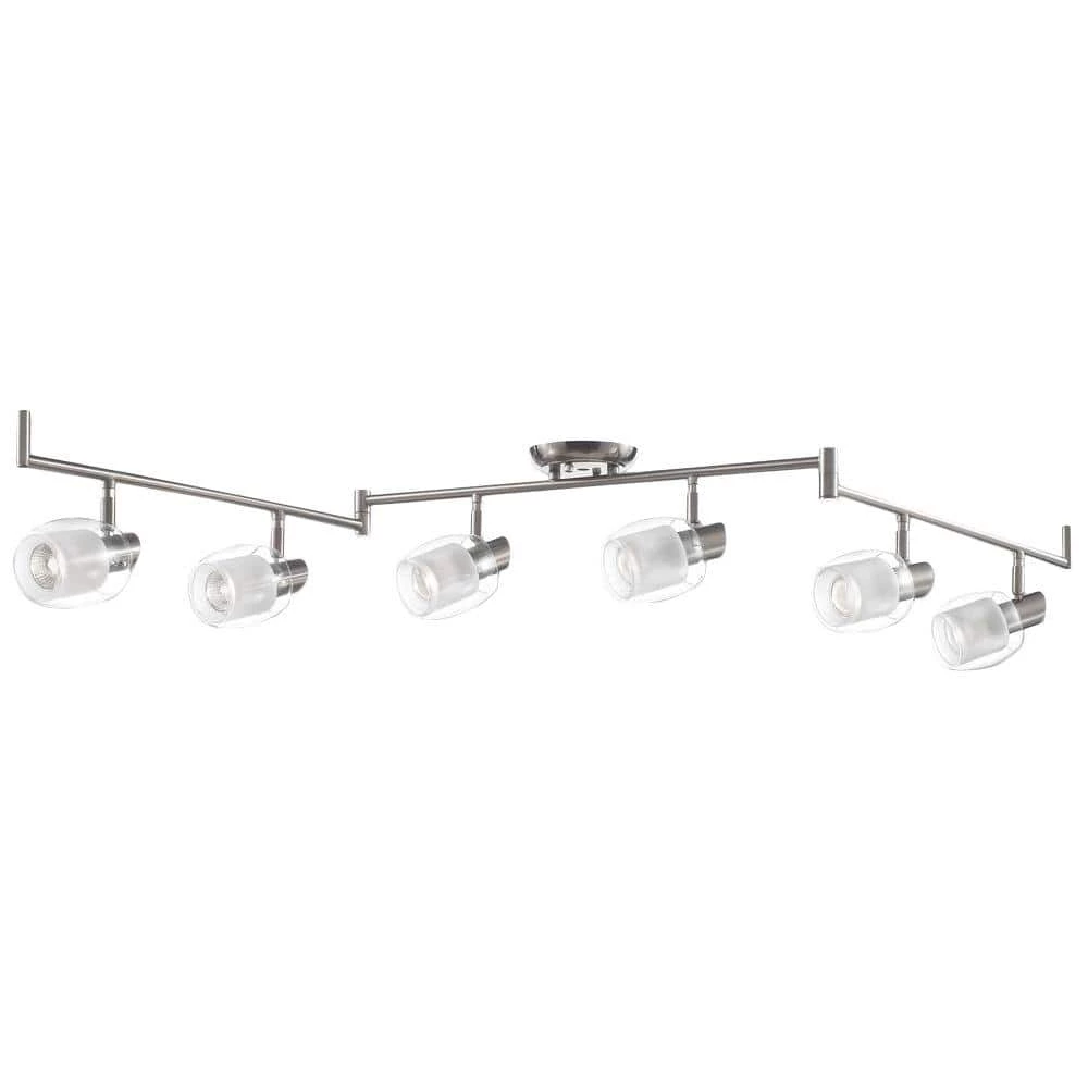 Salem Collection 6-Light Nickel Track Lighting Fixture by BELDI