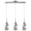 Peak Collection 3-Light Grey and Nickel Pendant by BELDI