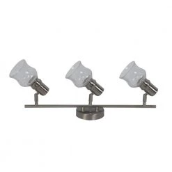 Vieste Collection 1.9 ft. 3-Lights Satin Nickel Track Lighting Kit by BELDI