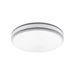 100-Watt Silver Integrated LED Flush Mount (2-Pack) by Euri Lighting