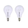 60-Watt A15 Fan Clarity Clear Candelabra Incandescent Light Bulb (2-Pack) by Sylvania