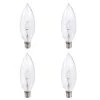 60-Watt Double Life B10 Incandescent Light Bulb (4-Pack) by Sylvania