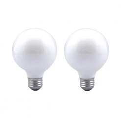 25-Watt Double Life G25 Incandescent Light Bulb (2-Pack) by Sylvania