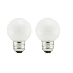 25-Watt Double Life G16.5 Incandescent Light Bulb (2-Pack) by Sylvania