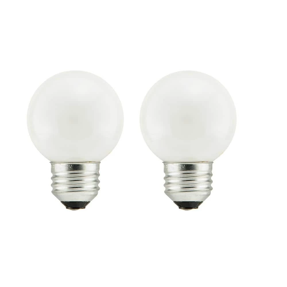 25-Watt Double Life G16.5 Incandescent Light Bulb (2-Pack) by Sylvania