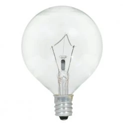 40-Watt Double Life G16.5 Incandescent Light Bulb (2-Pack) by Sylvania