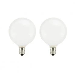 40-Watt Double Life G16.5 Incandescent Light Bulb (2-Pack) by Sylvania