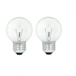 40-Watt Double Life G16.5 Incandescent Light Bulb (2-Pack) by Sylvania