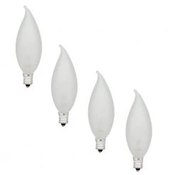 60-Watt Double Life B10 Incandescent Light Bulb (4-Pack) by Sylvania