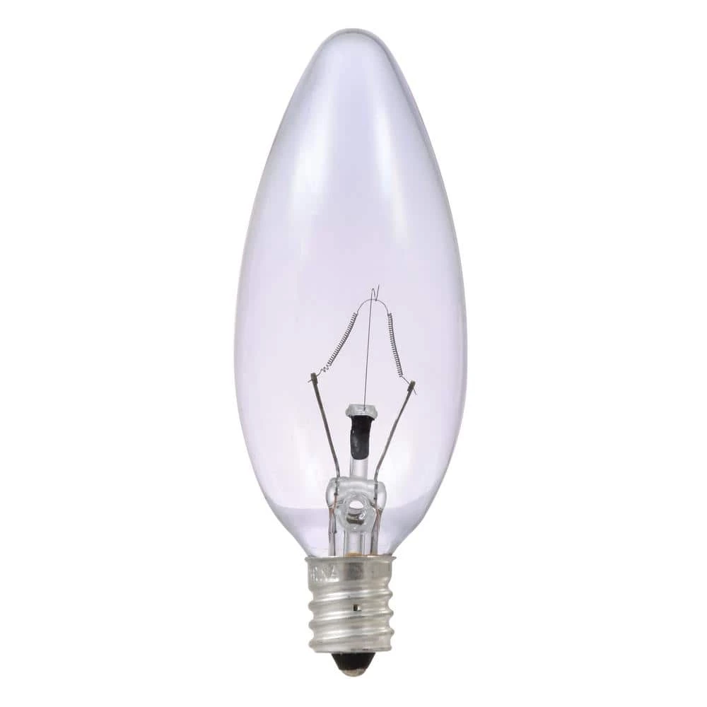 60-Watt B10 Clarity Incandescent Light Bulb (4-Pack) by Sylvania - Image 2