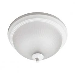 Decorative 13 in. 2-Light White Bezel Ceiling Flush Mount by Euri Lighting