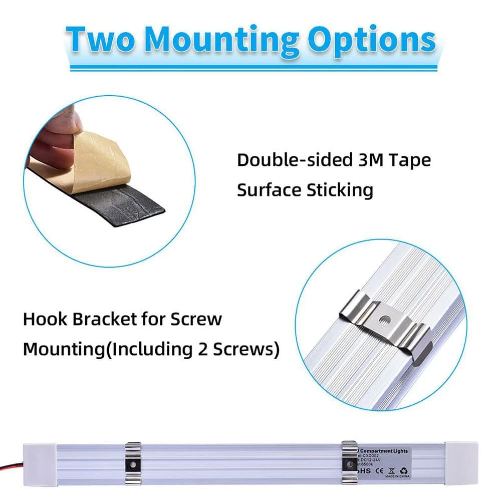 13.5 in 9W LED Tube Light Shop Light(4-Pack) by Nersunda - Image 3