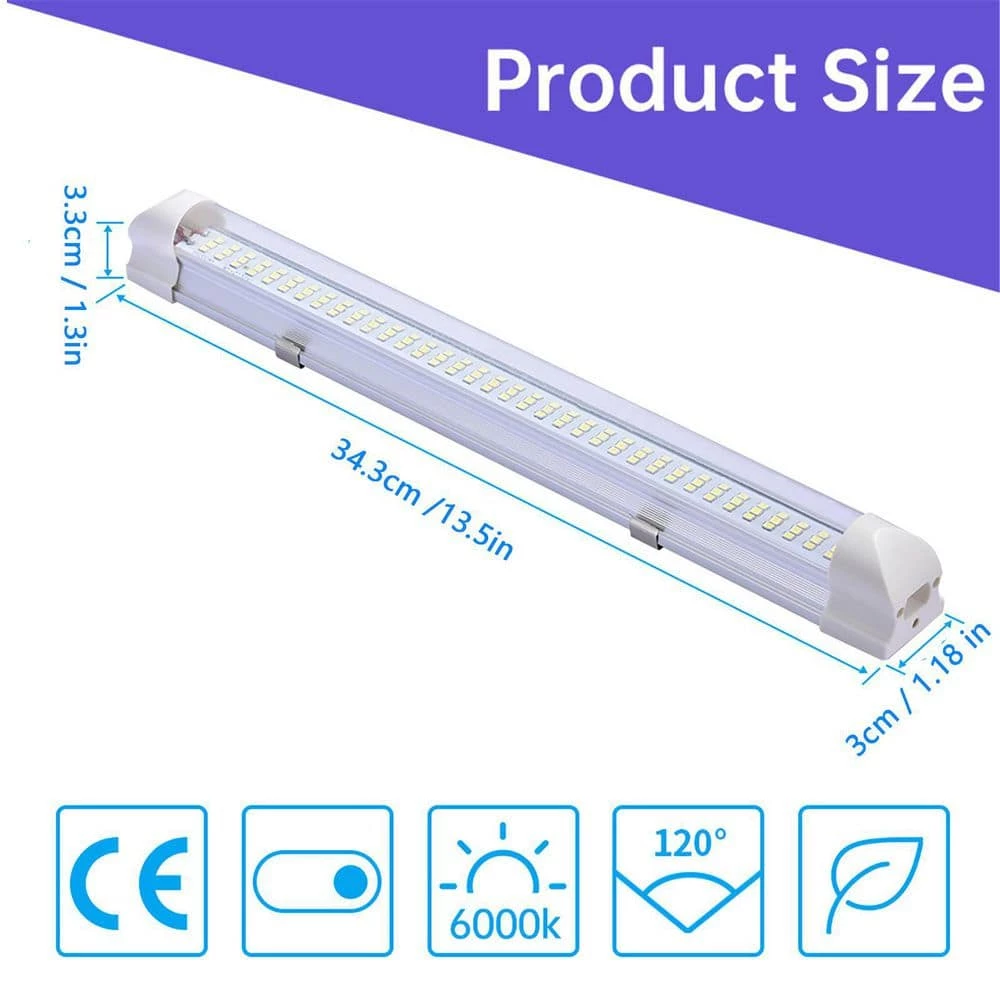 13.5 in 9W LED Tube Light Shop Light(4-Pack) by Nersunda - Image 7