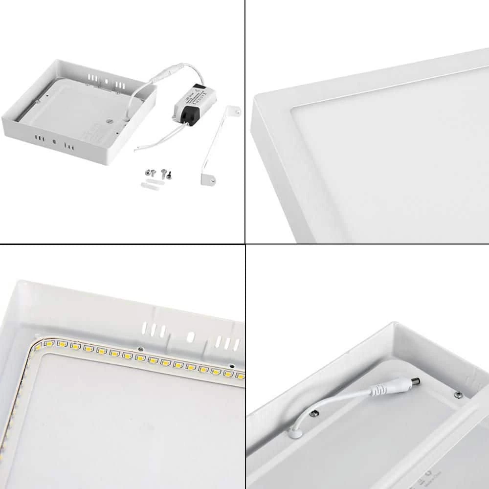 12-Watt Integrated LED Panel Light, 3000K Warm White by Nersunda - Image 7