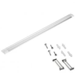 2.95 ft. 30-Watt Equivalent White Integrated LED Shop Light by Nersunda