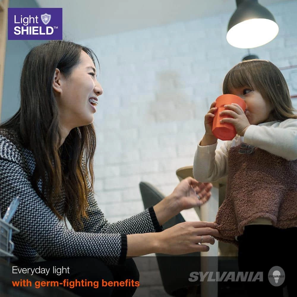 65-Watt Equivalent BR30 Dimmable Germicidal LED Light Bulb Daylight (12-Pack) by Sylvania - Image 3