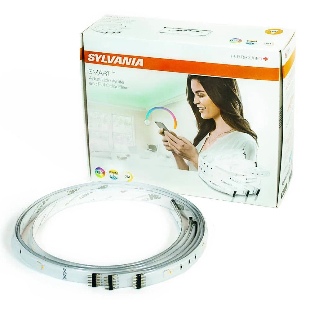 SMART+ ZigBee Full Color Indoor Flexible Lightstrip Starter Kit by Sylvania
